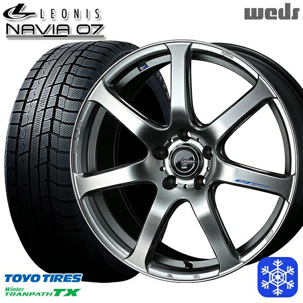 235/60R18 レクサスRX 2022〜2023年製 トーヨー ウィンタートランパス TX Weds ウェッズ レオニス ナヴィア07 HSB 18インチ 7.0J 5H114.3 スタッドレスタイヤホイール4本セット