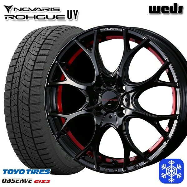 165/60R15 ハスラー ソリオ 2025年製 トーヨー オブザーブ ギズ2 Weds ウェッズ ノヴァリス ローグ UY 15インチ 4.5J 4H100 新品 スタッドレス1台分4本セット