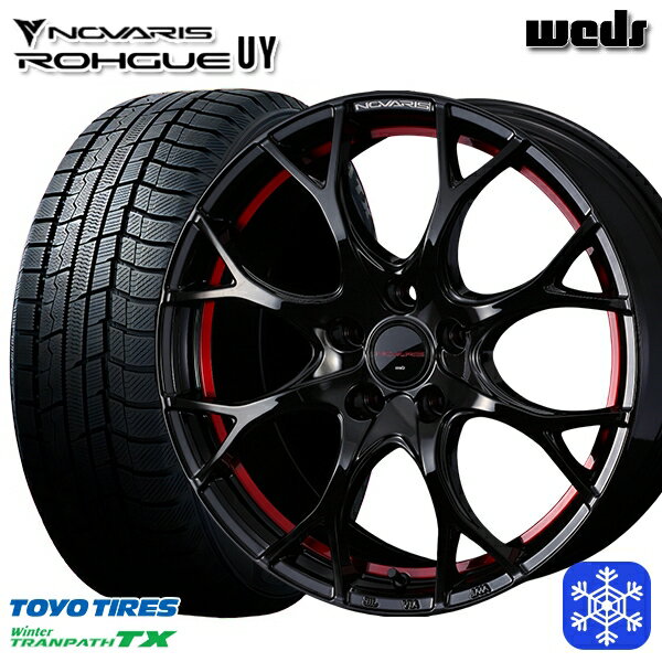 235/50R18 アルファード ヴァルファイア 2023〜2024年製 トーヨー ウィンタートランパス TX Weds ウェッズ ノヴァリス ローグ UY 18インチ 8.0J 5H114.3 新品 スタッドレス1台分4本セット