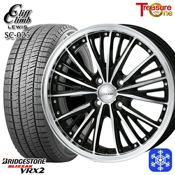 165/55R14 モコ ルークス 数量限定 2021〜2022年製 ブリヂストン ブリザック VRX2 トレジャーワン クリフクライムルイス SC025 14インチ 4.5J 4H100 新品 スタッドレス1台分4本セット