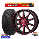 215/45R17 ノア ヴォクシー 2024〜2025年製 ケンダ アイステックネオ KR36 レジャーワン ブロンクス TB001S BP/レッドクリア 17インチ 7.0J 5H114.3 新品 スタッドレス1台分4本セット