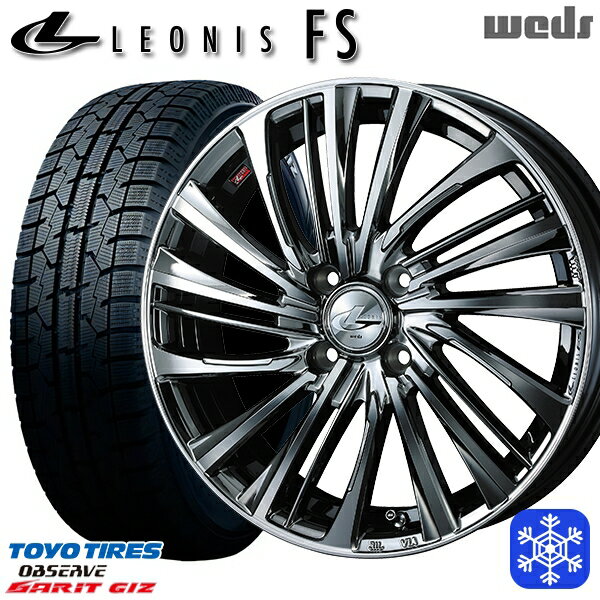 165/55R14 モコ ルークス 2022〜2023年製 トーヨー ガリット ギズ Weds ウェッズ レオニス FS BMCMC 14インチ 4.5J 4H100 スタッドレスタイヤホイール4本セット