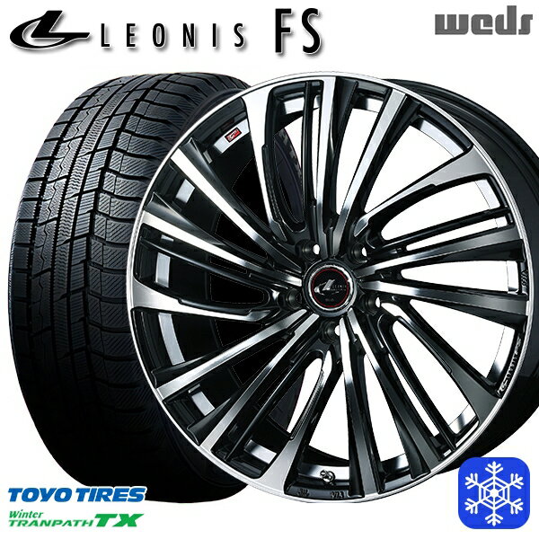 205/65R16 ヤリスクロス 10アルファード 2021〜2022年製 トーヨーウィンター トランパス TX Weds ウェッズ レオニス FS PBMC 16インチ 6.5J 5H114.3 スタッドレスタイヤホイール4本セット