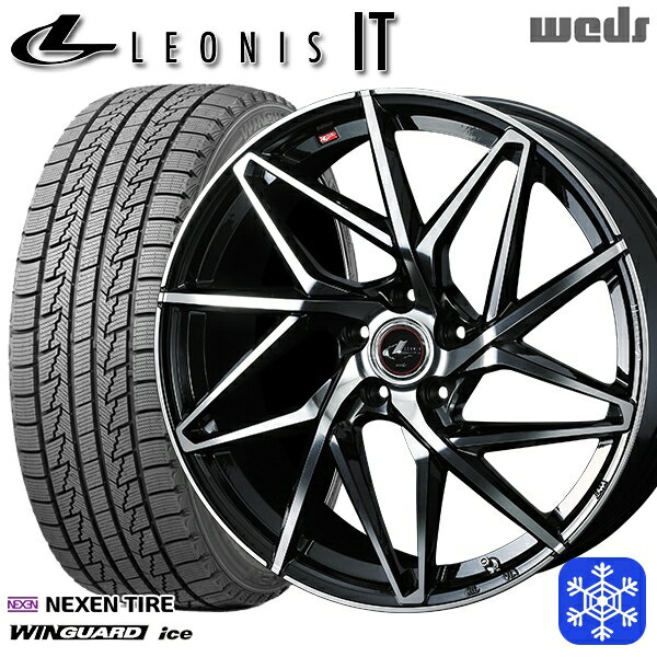 215/65R16 98Q アルファード ヴェルファイア 2024〜2025年製 ネクセン ウィンガードアイス Weds ウェッズ レオニス IT PBMC 16インチ 6.5J 5H114.3 新品 スタッドレス1台分4本セット