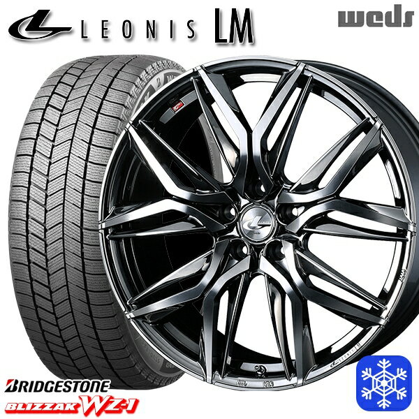 215/45R18 キックス マツダ3 2025年製 ブリヂストン ブリザック WZ1 Weds ウェッズ レオニス LM BMCMC 18インチ 7.0J 5H114.3 新品 スタッドレス1台分4本セット