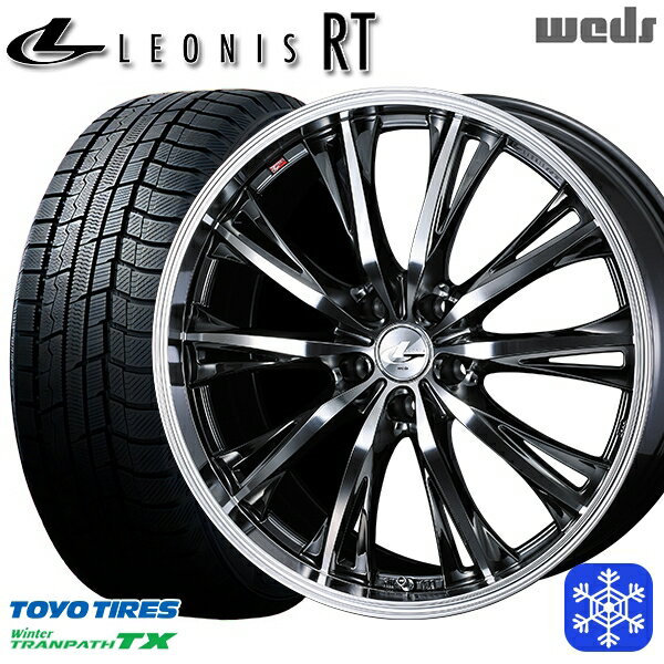 215/65R16 98Q アルファード ヴェルファイア 2022〜2023年製 トーヨー ウィンター トランパス TX Weds ウェッズ レオニス RT BMCMC 16インチ 6.5J 5H114.3 スタッドレスタイヤホイール4本セット