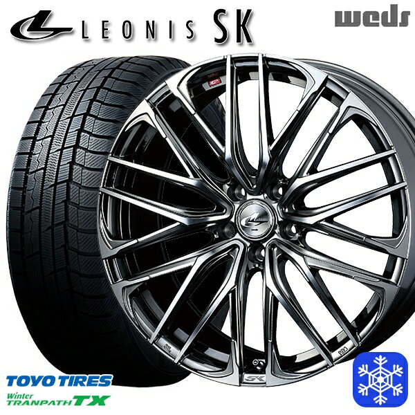 235/60R18 レクサスRX 2022〜2023年製 トーヨー ウィンタートランパス TX Weds ウェッズ レオニス SK BMCMC 18インチ 7.0J 5H114.3 スタッドレスタイヤホイール4本セット