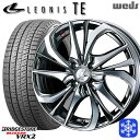 165/60R15 ハスラー ソリオ 2023〜2024年製 ブリヂストン ブリザック VRX2 Weds ウェッズ レオニス TE BMCMC 15インチ 4.5J 4H100 新品 スタッドレス1台分4本セット