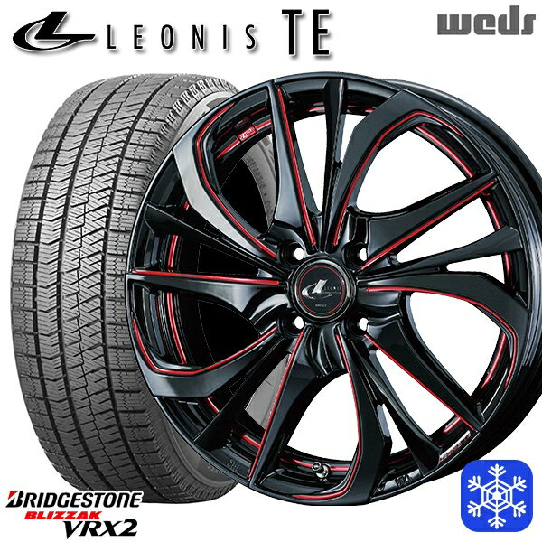 ytΏہz195/60R17 CY bL[ 2021`2022N uaXg uUbN VRX2 Weds EFbY IjX TE BK/SC 17C` 6.5J 4 100 X^bhX^CzC[4{Zbg 