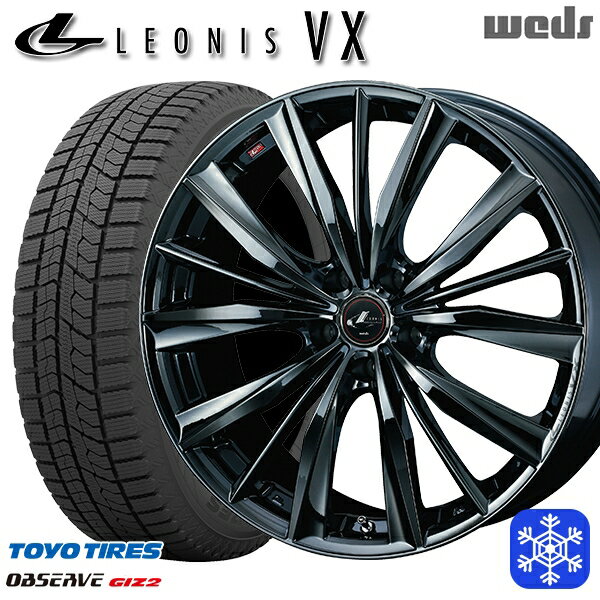 215/50R17 マツダ3 セレナ 2022〜2023年製 トーヨー オブザーブ ギズ2 Weds ウェッズ レオニス VX BMC1 17インチ 7.0J 5H114.3 新品 スタッドレス1台分4本セット
