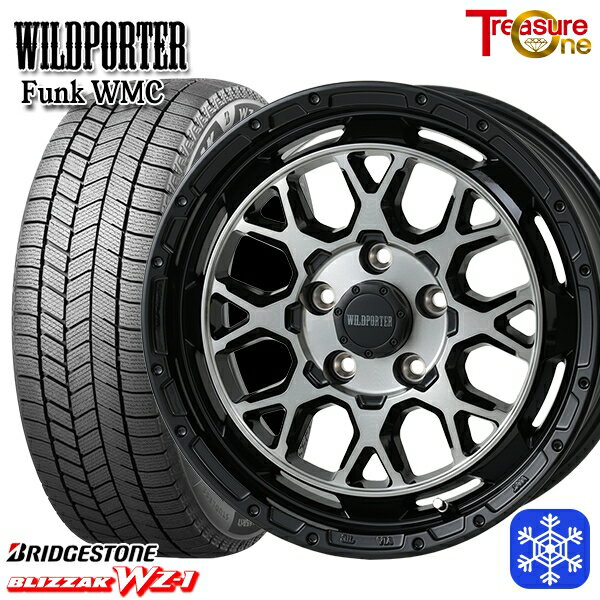 215/60R16 ヤリスクロス ヴェゼル 2025年製 ブリヂストン ブリザック WZ1 トレジャーワン ワイルドポーター ファンク WMC BP/BC 16インチ 7.0J 5H114.3 新品 スタッドレス1台分4本セット