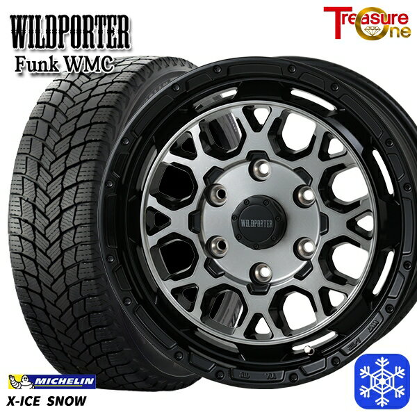 215/65R16 102T XL ハイエース ※車検非対応 2024〜2025年製 ミシュラン エックスアイススノー トレジャーワン ワイルドポーター ファンク WMC BP/BC 16インチ 6.5J 6H139.7 新品 スタッドレス1台分4本セット