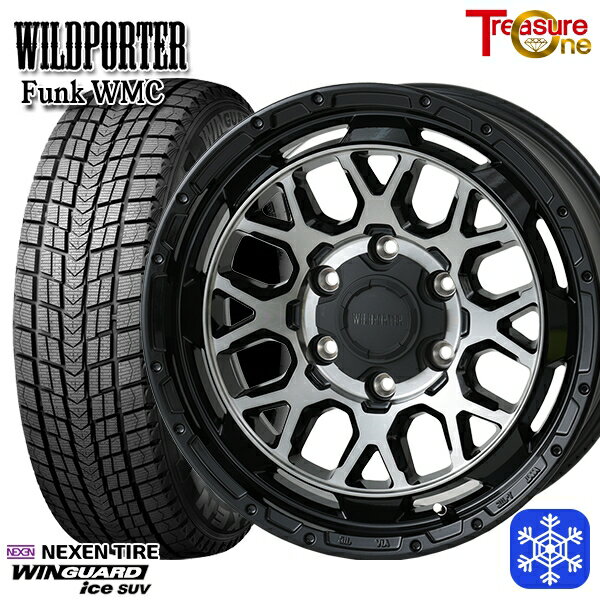 265/65R17 ハイラックス プラド 2024年製 ネクセン ウィンガードアイスSUV トレジャーワン ワイルドポーター ファンク WMC BP/BC 17インチ 8.0J 6H139.7 新品 スタッドレス1台分4本セット