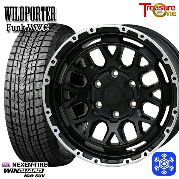 265/65R17 ハイラックス プラド 2024年製 ネクセン ウィンガードアイスSUV トレジャーワン ワイルドポーター ファンク WMC MB/RP 17インチ 8.0J 6H139.7 新品 スタッドレス1台分4本セット