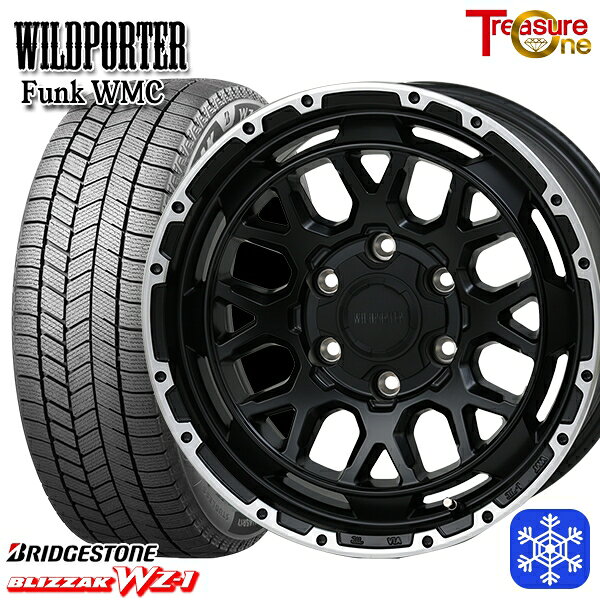 265/65R17 ハイラックス プラド 2025年製 ブリヂストン ブリザック WZ1 トレジャーワン ワイルドポーター ファンク WMC MB/RP 17インチ 8.0J 6H139.7 新品 スタッドレス1台分4本セット