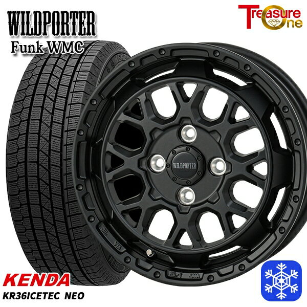 【2000円offクーポンあり】165/55R14 モコ ルークス 2025年製 ケンダ アイステックネオ KR36 トレジャーワン ワイルドポーター ファンク WMC MBK 14インチ 4.5J 4H100