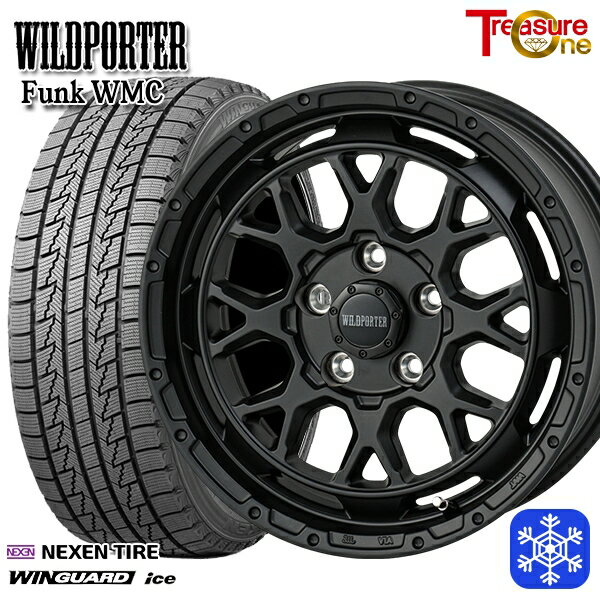 215/65R16 98Q アルファード ヴェルファイア 2024〜2025年製 ネクセン ウィンガードアイス トレジャーワン ワイルドポーター ファンク WMC MBK 16インチ 7.0J 5H114.3 新品 スタッドレス1台分4本セット