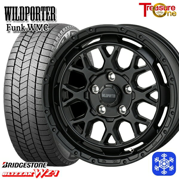[特別クーポン対象商品]205/55R16 アクセラ リーフ 2025年製 ブリヂストン ブリザック WZ1 トレジャーワン ワイルドポーター ファンク WMC MBK 16インチ 7.0J 5H114.3