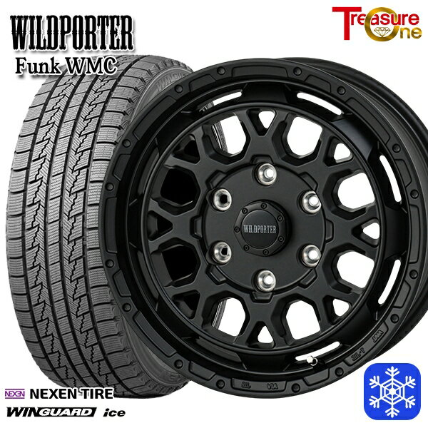 215/65R16 98Q ハイエース ※車検非対応 2024〜2025年製 ネクセン ウィンガードアイス トレジャーワン ワイルドポーター ファンク WMC MBK 16インチ 6.5J 6H139.7 新品 スタッドレス1台分4本セット