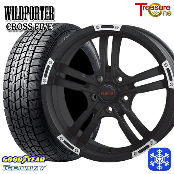 【2000円offクーポンあり】215/60R17 96Q アルファード ヴェルファイア 2024〜2025年製 グッドイヤー アイスナビ7 NAVI7 トレジャーワン ワイルドポーター クロスファイブ MBP 17インチ 7.5J 5H114.3+35