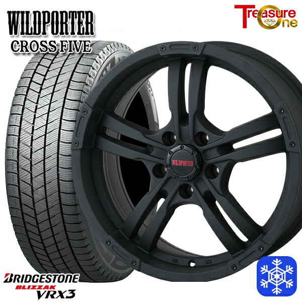 225/65R17 ハリアー RAV4 2024〜2025年製 ブリヂストン ブリザック VRX3 トレジャーワン ワイルドポーター クロスファイブ MBK 17インチ 7.5J 5H114.3 新品 スタッドレス1台分4本セット