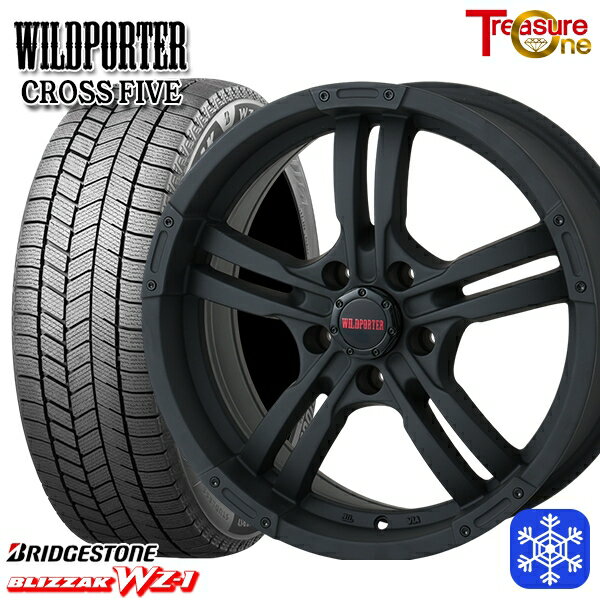 225/65R17 ハリアー RAV4 2025年製 ブリヂストン ブリザック WZ1 トレジャーワン ワイルドポーター クロスファイブ MBK 17インチ 7.5J 5H114.3 新品 スタッドレス1台分4本セット