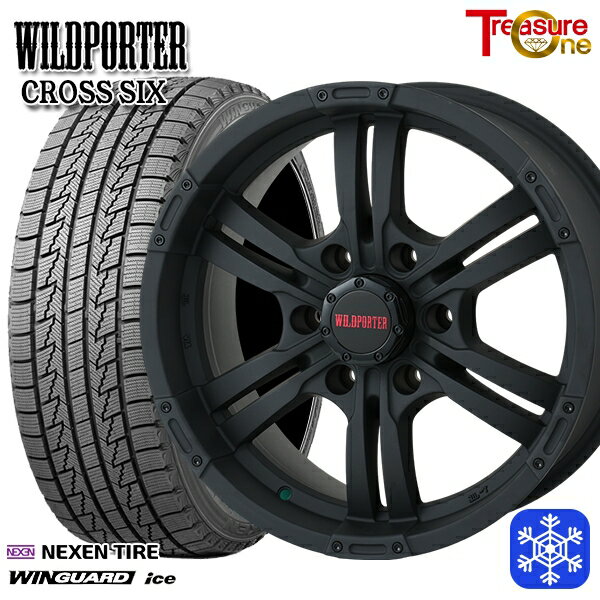 215/65R16 98Q ハイエース ※車検非対応 2024〜2025年製 ネクセン ウィンガードアイス トレジャーワン ワイルドポーター クロスシックス MBK 16インチ 6.5J 6H139.7 +38 新品 スタッドレス1台分4本セット
