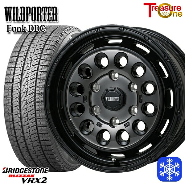 【2000円offクーポンあり】215/65R16 98Q ハイエース ※車検非対応 2023〜2024年製 ブリヂストン ブリザック VRX2 トレジャーワン ワイルドポーターファンク DDC BP/BC 16インチ 6.5J 6H139.7