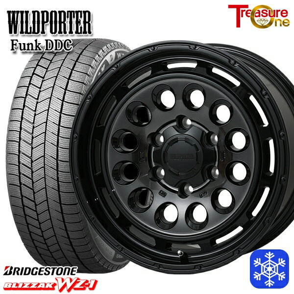 265/65R17 ハイラックス プラド 2025年製 ブリヂストン ブリザック WZ1 トレジャーワン ワイルドポーターファンク DDC BP/BC 17インチ 8.0J 6H139.7 新品 スタッドレス1台分4本セット