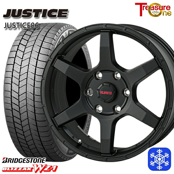 265/65R18 114Q ランクル300 レクサスLX 2025年製 ブリヂストン ブリザック WZ1 トレジャーワン ジャスティス06 BK 18インチ 8.0J 6H139.7 +55 新品 スタッドレス1台分4本セット