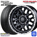 215/65R16 98Q ハイエース ※車検非対応 2024~2025年製 グッドイヤー アイスナビ8 インターミラノ マッドバーン XR-800M MBK/RP 16インチ 6.5J 6H139.7 新品 スタッドレス1台分4本セット