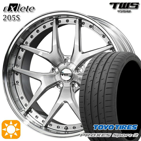 【取付対象】アウディ A6/A7(F2) 245/45R19 102Y XL トーヨー プロクセススポーツ2 TWS EXlete 205S ブラッシュド 19インチ 8.0J 5H112 サマータイヤホイールセット