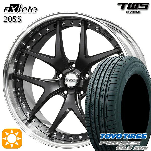 【取付対象】BMW X1 F48 225/45R19 96W トーヨー プロクセス CL1 SUV TWS EXlete 205S フラットブラック 19インチ 8.0J 5H112 サマータイヤホイールセット