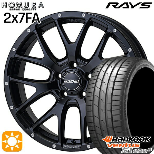 【取付対象】215/40R18 89Y XL ハンコック veNtus S1 evo3 K127 RAYS 2X7 FA BOL 18インチ 7.5J 5H114.3 サマータイヤホイールセット