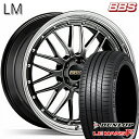 5/10はポイント5倍★セレナ 215/40R18 89W XL ダンロップ ルマン5+ BBS LM DB-BKBD 18インチ 7.5J 5H114.3 サマータイヤホイールセット