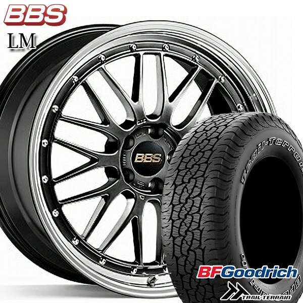 【取付対象】225/65R17 102T ORWL BFグッドリッチ トレールテレーン BBS LM DB-BKBD 17インチ 7.5J 5H114.3 サマータイヤホイールセット