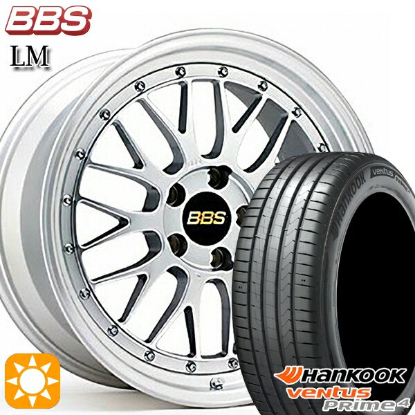 【取付対象】215/45R17 91W XL ハンコック veNtus PRime4 K135 BBS LM DS-SLD 17インチ 7.0J 5H100 サマータイヤホイールセット