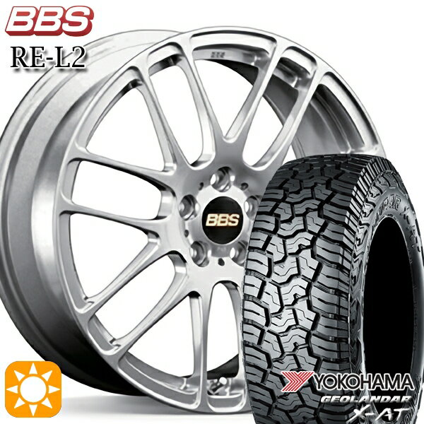 【取付対象】デリカD5 LT215/70R16 100/97Q ヨコハマ ジオランダー X-AT G016 BBS RE-L2 ダイヤモンドシルバー（DS） 16インチ 7.0J 5H114.3 サマータイヤホイールセット