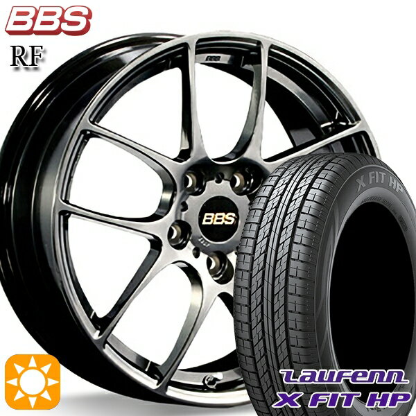 【取付対象】C-HR カローラクロス 215/60R17 96H ラウフェン X FIT HP LA41 BBS RF ダイヤモンドブラック（DB） 17インチ 7.0J 5H114.3 サマータイヤホイールセット