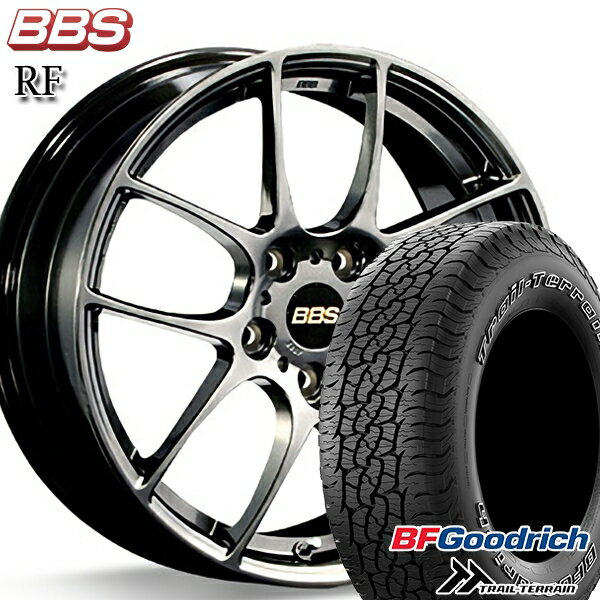 【取付対象】225/65R17 102T ORWL BFグッドリッチ トレールテレーン BBS RF ダイヤモンドブラック（DB） 17インチ 7.0J 5H114.3 サマータイヤホイールセット