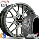プリウス カローラツーリング 215/45R17 91V XL クムホ ソルウス 4S HA32 BBS RG-R ダイヤモンドブラック(DB) 17インチ 7...