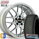 フォレスター 215/60R17 100V ヨコハマ ブルーアース 4S AW21 BBS RG-R ダイヤモンドシルバー（DS） 17インチ 7.0J 5H100 オールシーズンタイヤホイールセット