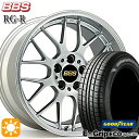 【取付対象】リーフ レヴォーグ 215/50R17 91V グッドイヤー エフィシェントグリップ エコ EG01 BBS RG-R ダイヤモンドシルバー(DS) 17インチ 7.5J 5H114.3 サマータイヤホイールセット(2)