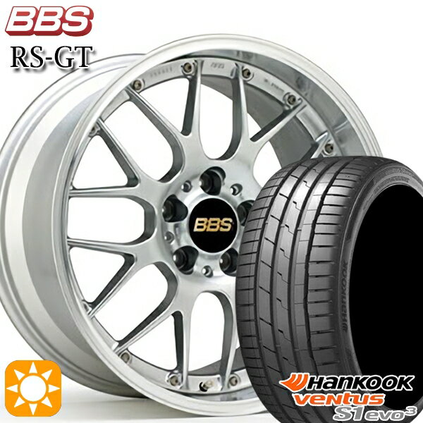 【取付対象】225/35R19 88Y XL ハンコック veNtus S1 evo3 K127 BBS RS-GT DS-SLD 19インチ 8.0J 5H114.3 サマータイヤホイールセット