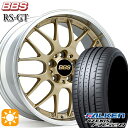 【取付対象】プリウスα クラウン 235/35R19 91Y XL ファルケン アゼニス FK520 BBS RS-GT GL-SLD 19インチ 8.0J 5H114.3 サマータイヤホイールセット