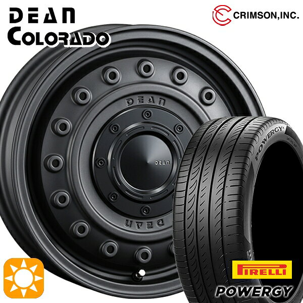 【取付対象】N-BOX ウェイク 165/55R15 75H ピレリ パワジー クリムソン ディーン コロラド MCB 15インチ 4.5J 4H100 +43 サマータイヤホイールセット