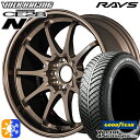 235/50R18 101H XL グッドイヤー ベクター フォーシーズンズ RAYS ボルクレーシング CE28N 10スポーク BR 18インチ 8.5J 5H114.3 オールシーズンタイヤホイールセット