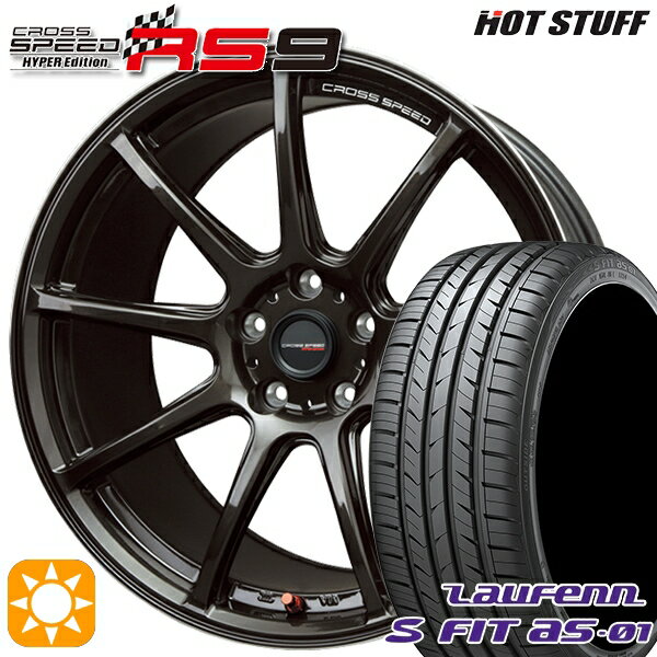 【取付対象】リーフ レヴォーグ 215/50R17 91W ラウフェン S FIT aS-01 LH02 HotStuff ホットスタッフ クロススピード RS9 GGM 17インチ 7.0J 5H114.3 サマータイヤホイールセット