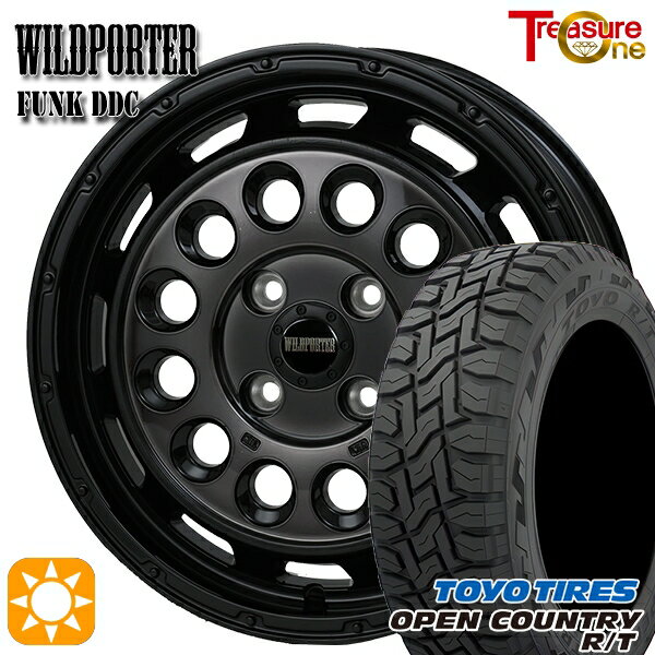 【取付対象】155/65R14 75Q トーヨー オープンカントリー R/T トレジャーワン ワイルドポーターファンク DDC BP/BC 14インチ 4.5J 4H100 サマータイヤホイールセット
