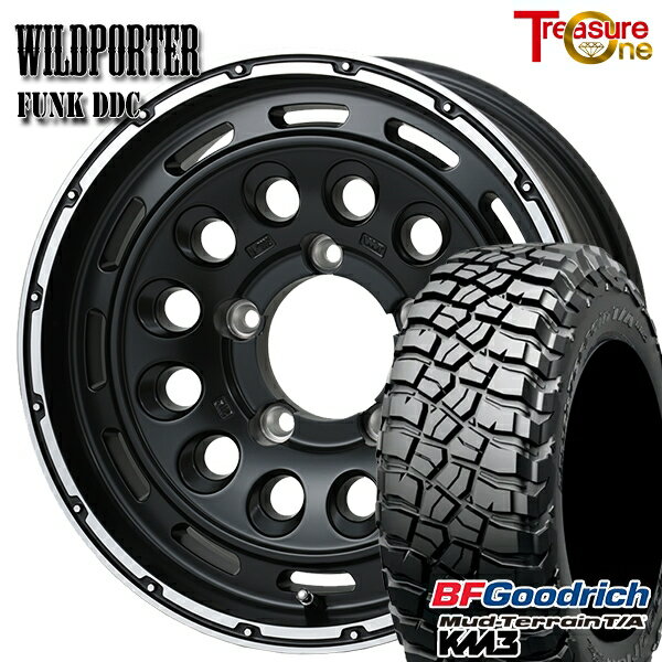 【取付対象】225/75R16 115/112Q RBL BFグッドリッチ マッドテレーン T/A KM3 トレジャーワン ワイルドポーターファンク DDC MB/RP 16インチ 6.0J 5H139.7 サマータイヤホイールセット